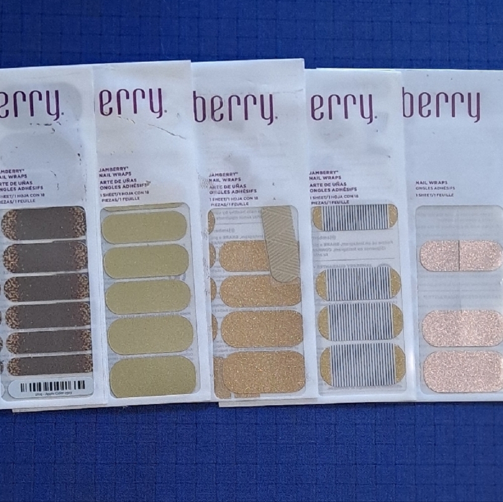 Jamberry Nail Wraps Set- Golden Girl